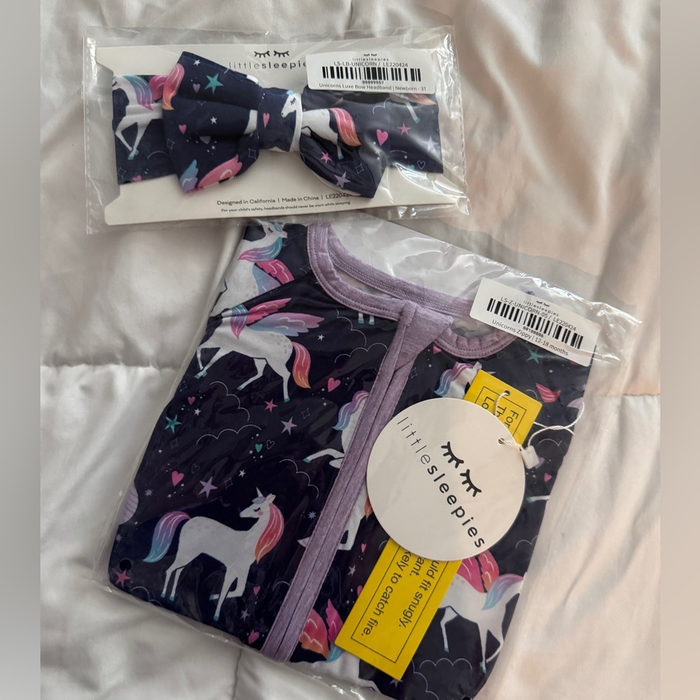 Unicorn Little Sleepies BUNDLE